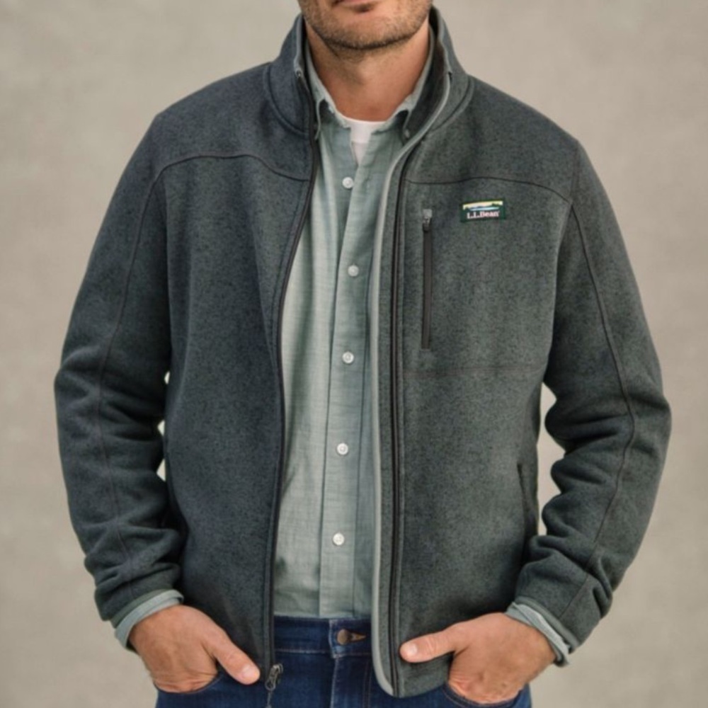 L.L.Bean Sweater Fleece Full-Zip Jacket